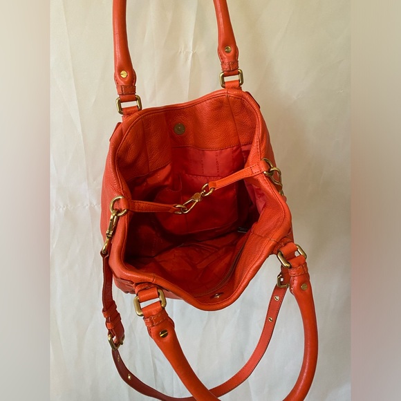 Marc by Marc Jacobs tote orange gently used - Picture 4 of 4